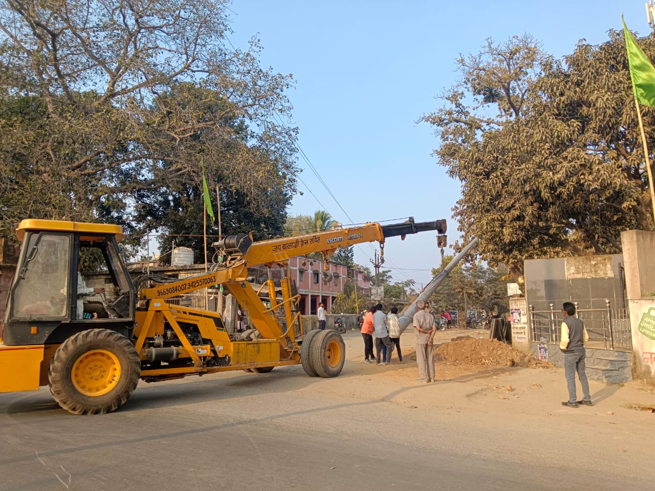 लैलूंगा अब होगा दूधिया रोशनी से जगमग! 6 लाख की एक लाईट लागत से लगेगी 8-लाईट हाईमास्ट, 7 प्रमुख चौक होंगे रोशन